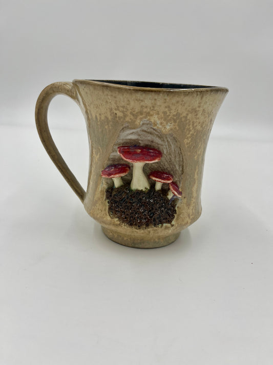 Mushroom mug - Crystal opal