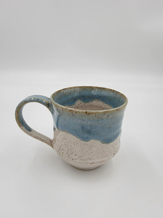 Wheel Thrown Blue Opal Collection Mug #12