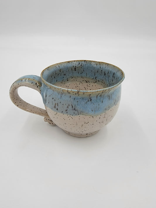 Wheel Thrown Blue Opal Collection Mug #13