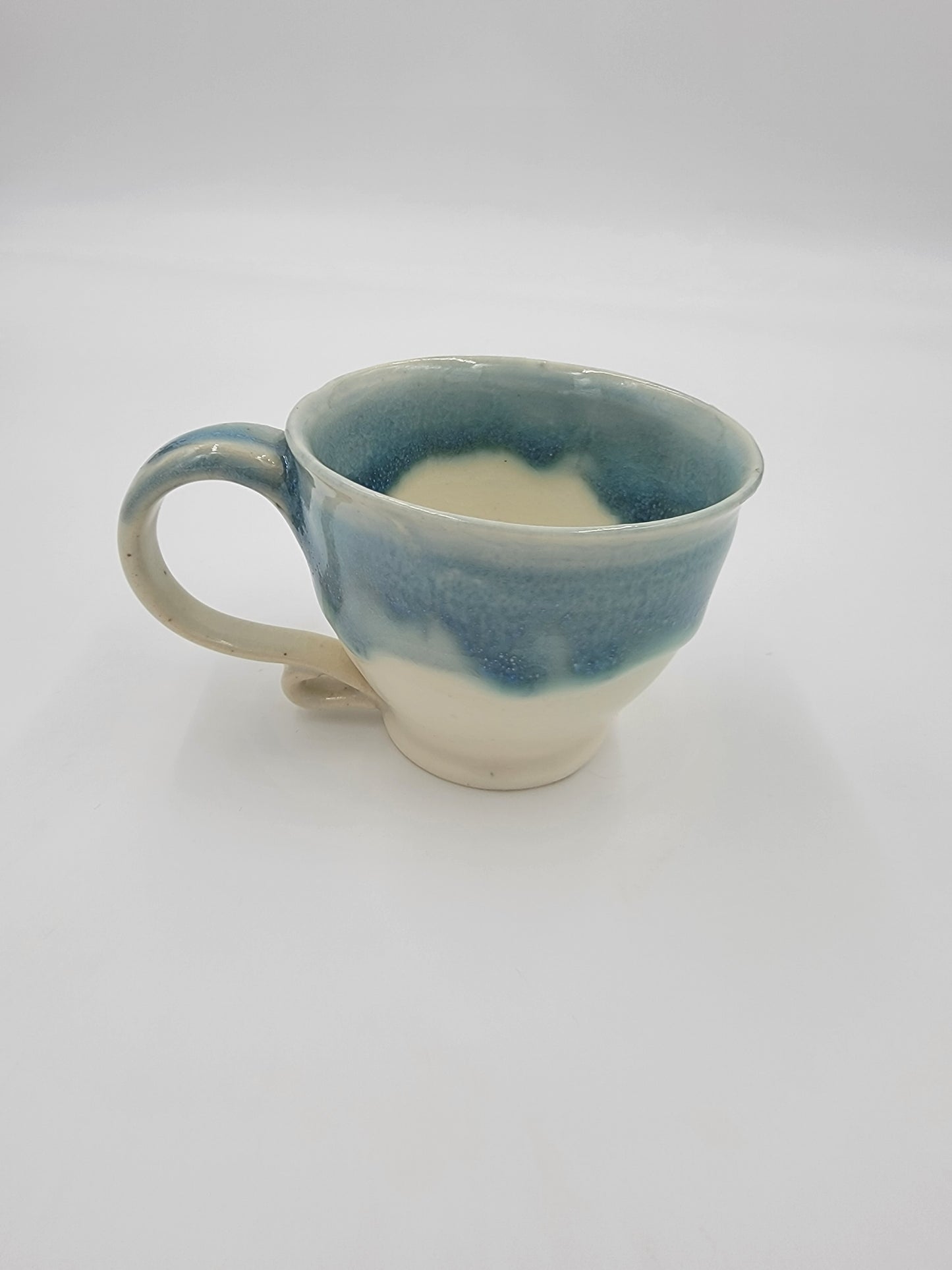 Wheel Thrown Blue Opal Collection Mug #15