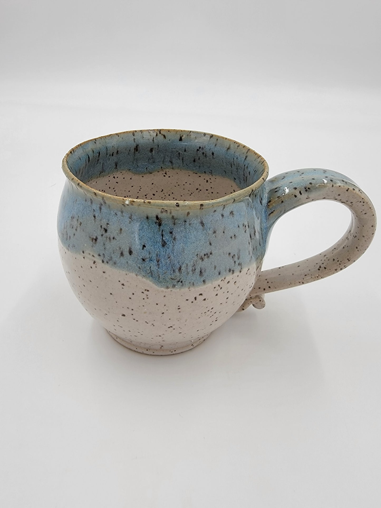Wheel Thrown Blue Opal Collection Mug #16