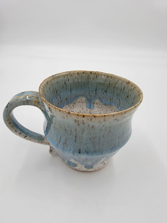 Wheel Thrown Blue Opal Collection Mug #18