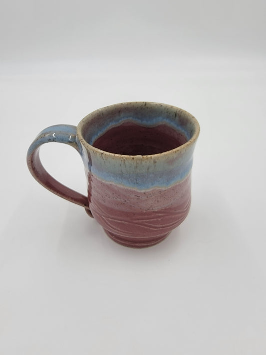 Wheel Thrown Blue Opal Collection Mug #1