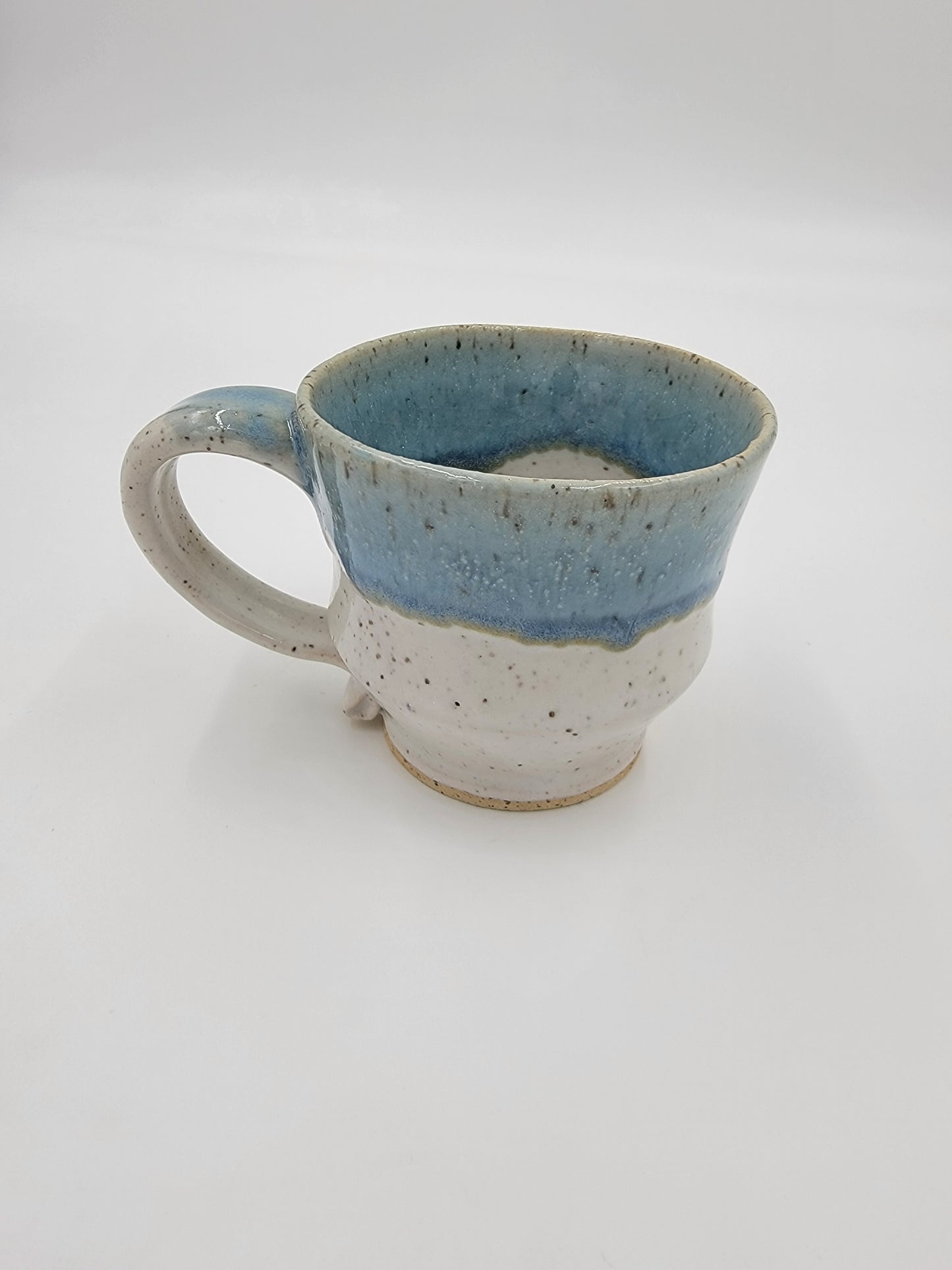 Wheel Thrown Blue Opal Collection Mug #20