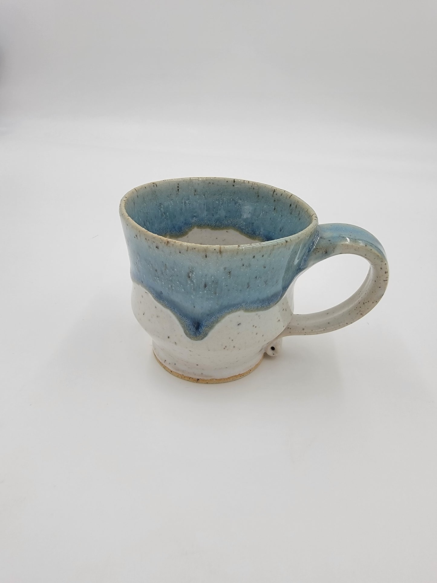 Wheel Thrown Blue Opal Collection Mug #20