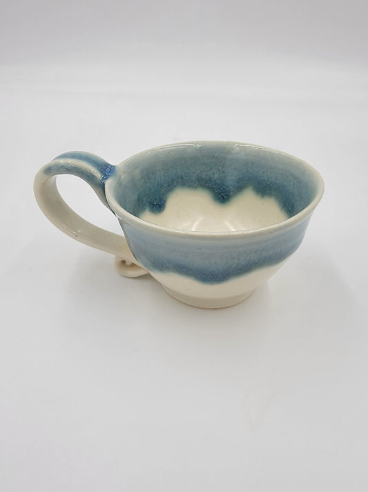 Wheel Thrown Blue Opal Collection Mug #22