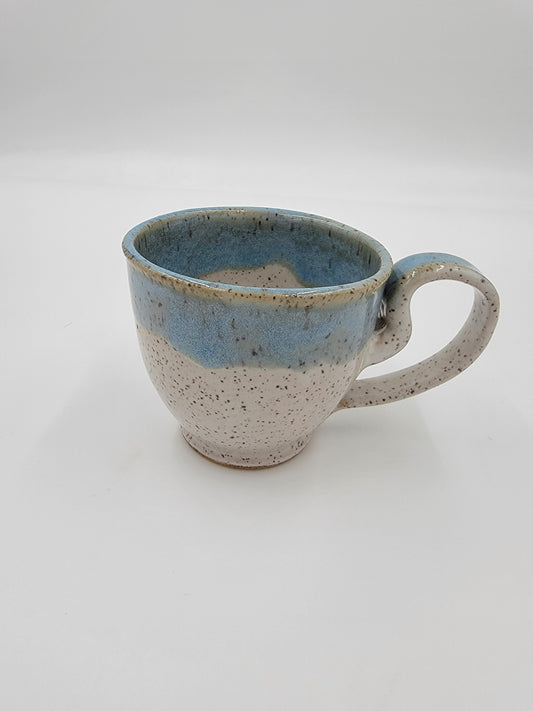 Wheel Thrown Blue Opal Collection Mug #23