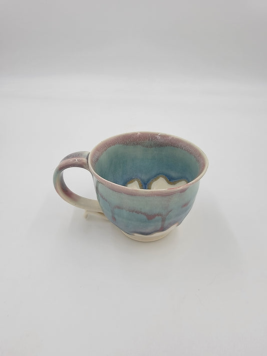 Wheel Thrown Blue Opal Collection Mug #3