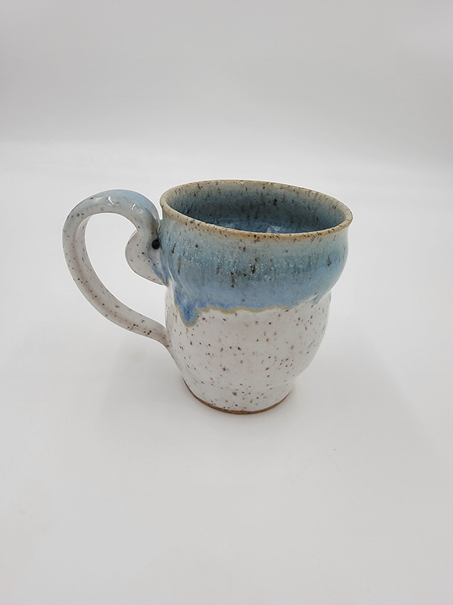 Wheel Thrown Blue Opal Collection Mug #5