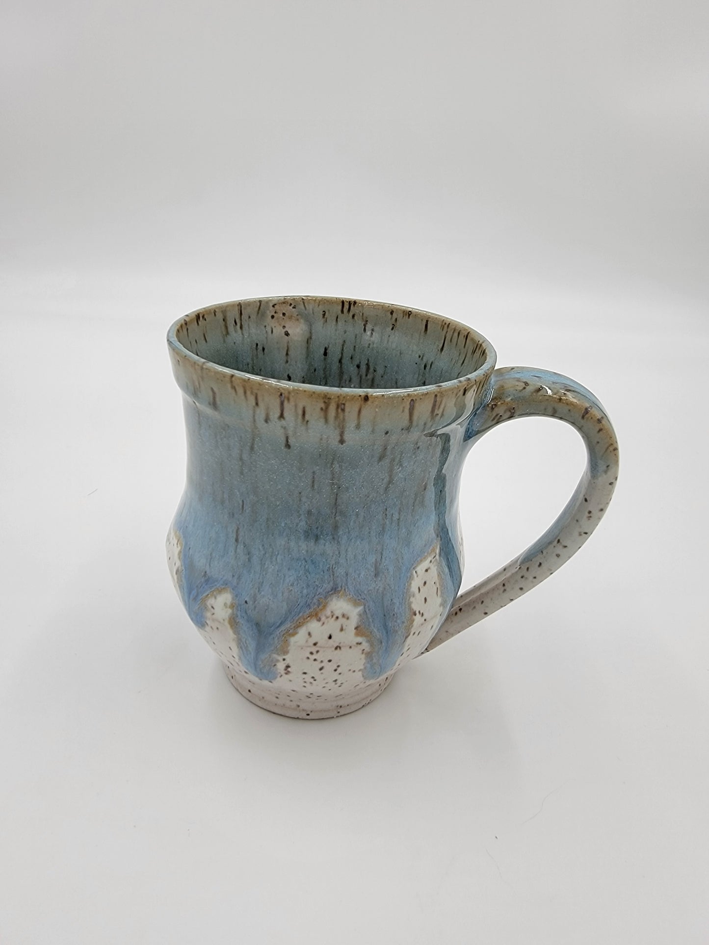Wheel Thrown Blue Opal  Collection Mug #6