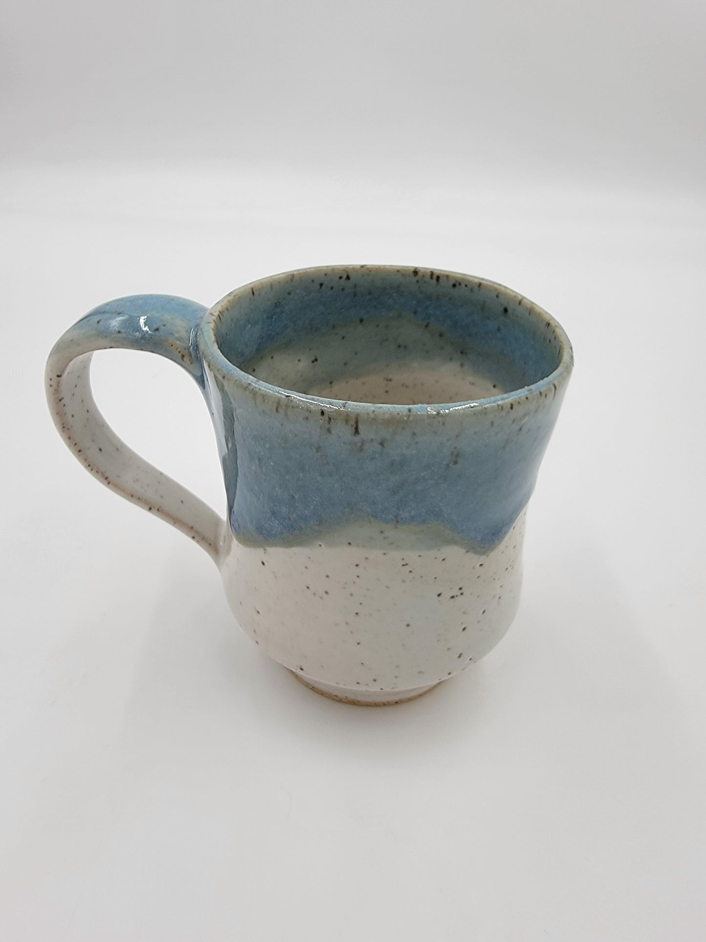 Wheel Thrown Blue Opal Collection Mug #8